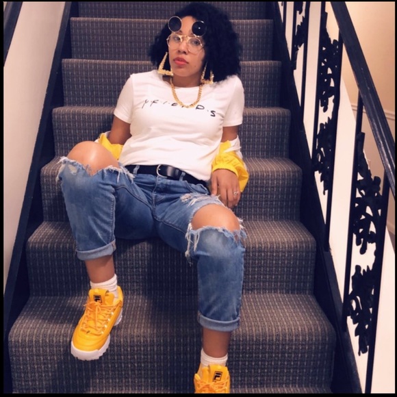 Yellow FILA sneakers - Picture 2 of 2